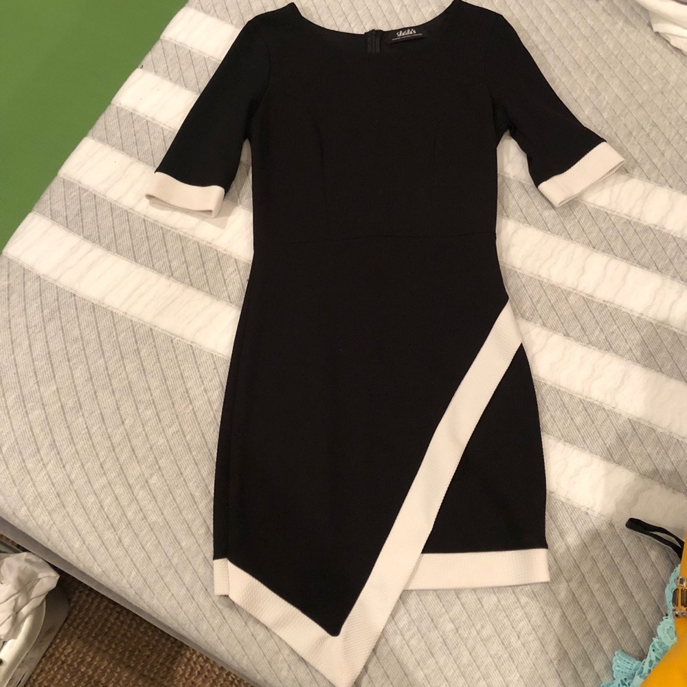 Black and white dress